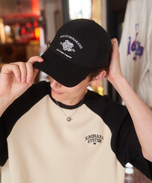 ★OY★FLOWER LOGO CAP-BLACK★正規品/韓国直送料込/人気 flower logo cap / フラワーロゴキャップ（キャップ