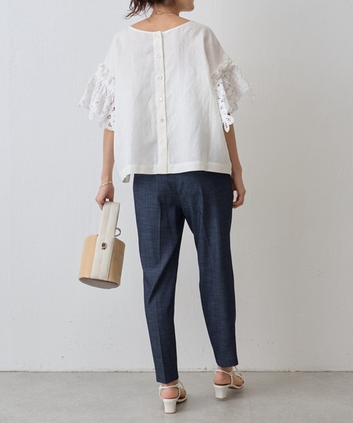 BEARDSLEY｜袖レースシャツ | Rakuten Fashion(楽天ファッション