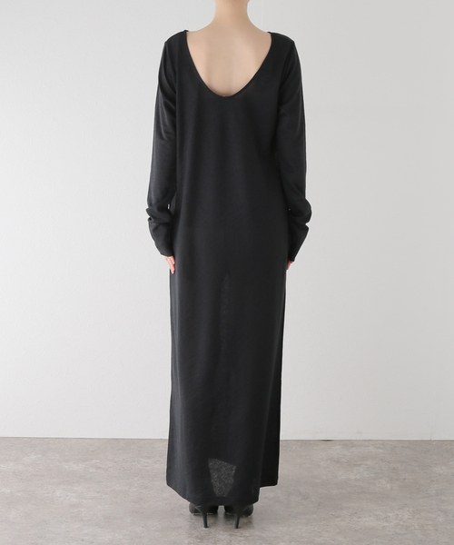 美品【ドゥーズィエムクラス】Breathtaking マキシ丈ロングワンピース黒 美品【ドゥーズィエムクラス】Breathtaking マキシ丈ロング