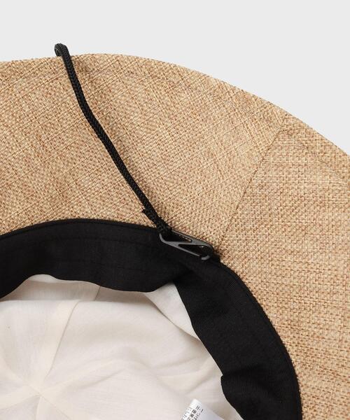 UNTITLED（アンタイトル）の「◆【柔らかい／洗える】ドレープリボンハット（ハット・レディース・ベージュ系その他7/ベージュ系4・99）」の8枚目の写真