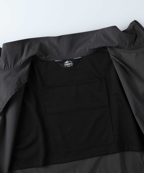 CAMP7（キャンプセブン）の「【CAMP7】ＣＰＴＥＸパッカブルベスト（ベスト・メンズ・ブラック/グレー・M/L/XL）」の6枚目の写真