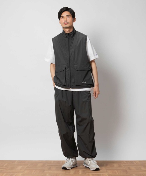 CAMP7（キャンプセブン）の「【CAMP7】ＣＰＴＥＸパッカブルベスト（ベスト・メンズ・ブラック/グレー・M/L/XL）」の15枚目の写真