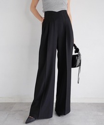 Rashik（ラシク）の「【Rashik】ウエストデザインストレートパンツ（その他パンツ）」