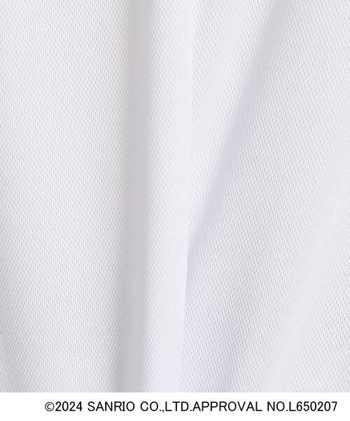 adabat（アダバット）の「◆【ハローキティ】刺しゅうデザイン 半袖ポロシャツ（ポロシャツ・レディース・ホワイト/ネイビー・36/38/40）」の17枚目の写真