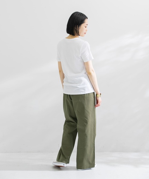 PETIT BATEAU（プチバトー）の「『別注』PETIT BATEAU×DOORS　embroidery t-shirts（Tシャツ/カットソー・レディース・ライトグレー/ホワイト/ネイビー・X-SMALL/SMALL/MEDIUM）」の18枚目の写真