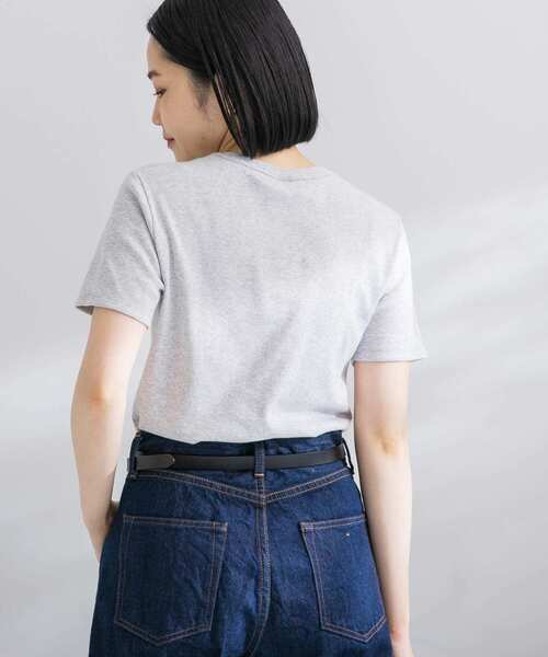 PETIT BATEAU（プチバトー）の「『別注』PETIT BATEAU×DOORS　embroidery t-shirts（Tシャツ/カットソー・レディース・ライトグレー/ホワイト/ネイビー・X-SMALL/SMALL/MEDIUM）」の20枚目の写真