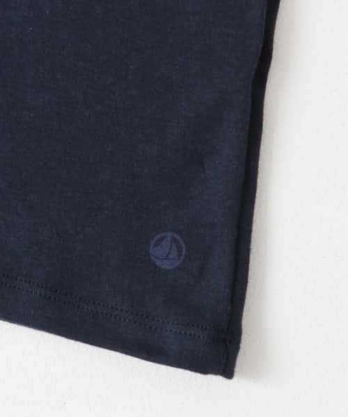 PETIT BATEAU（プチバトー）の「『別注』PETIT BATEAU×DOORS　embroidery t-shirts（Tシャツ/カットソー・レディース・ライトグレー/ホワイト/ネイビー・X-SMALL/SMALL/MEDIUM）」の7枚目の写真