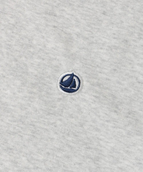 PETIT BATEAU（プチバトー）の「『別注』PETIT BATEAU×DOORS　embroidery t-shirts（Tシャツ/カットソー・レディース・ライトグレー/ホワイト/ネイビー・X-SMALL/SMALL/MEDIUM）」の13枚目の写真