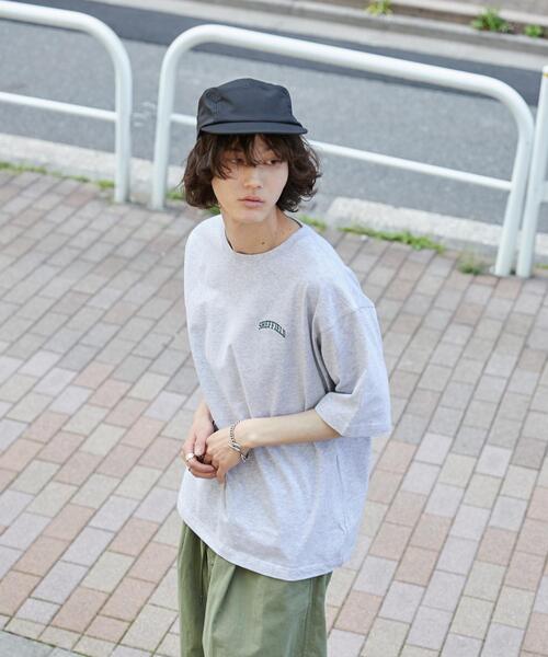 WEGO（ウィゴー）の「WEGO/リラックスフィットワンポイントT（Tシャツ/カットソー・メンズ・ホワイト/ダークグリーン/グレー/サックスブルー/ブラック/ホワイト系その他/その他1/その他2/その他3・MEDIUM/LARGE/SMALL）」の10枚目の写真