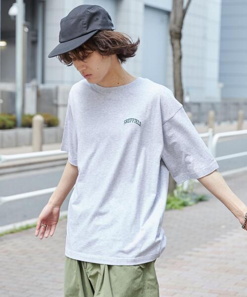 WEGO（ウィゴー）の「WEGO/リラックスフィットワンポイントT（Tシャツ/カットソー・メンズ・ホワイト/ダークグリーン/グレー/サックスブルー/ブラック/ホワイト系その他/その他1/その他2/その他3・MEDIUM/LARGE/SMALL）」の12枚目の写真