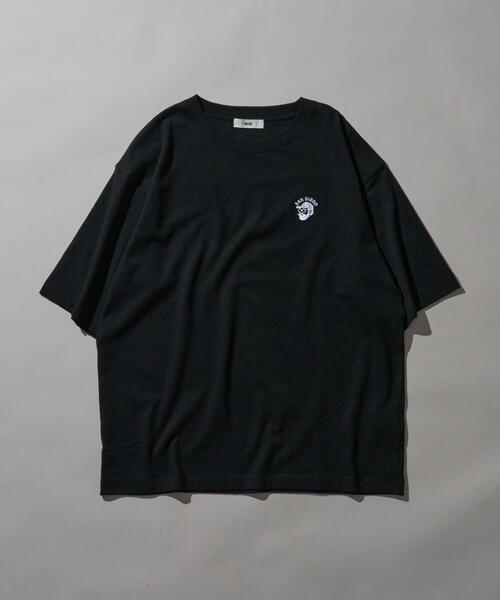 WEGO（ウィゴー）の「WEGO/リラックスフィットワンポイントT（Tシャツ/カットソー・メンズ・ホワイト/ダークグリーン/グレー/サックスブルー/ブラック/ホワイト系その他/その他1/その他2/その他3・MEDIUM/LARGE/SMALL）」の20枚目の写真