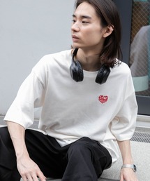WEGO/リラックスフィットワンポイントT