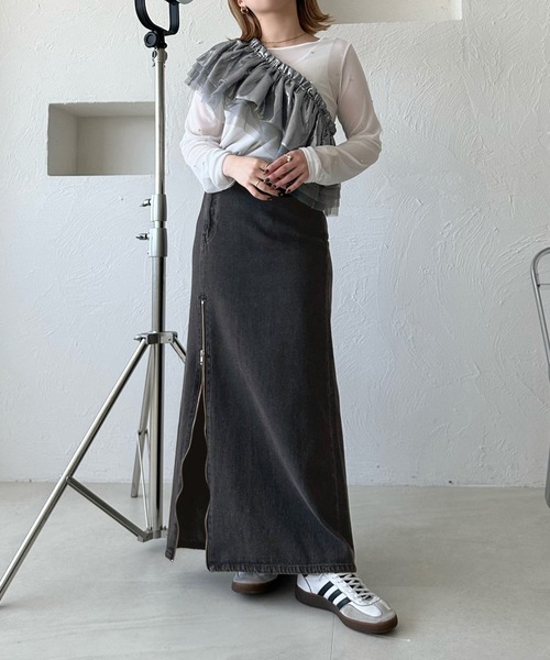 apres jour mignon(アプレジュールミニョン)の「アソートチュールマルチWAYビスチェ【ZOZOTOWN限定アイテム】(ベスト・レディース・ミント/パープル/ブルー系その他/ブラック系その他/アイボリー/ブラック・フリー)」の15枚目の写真