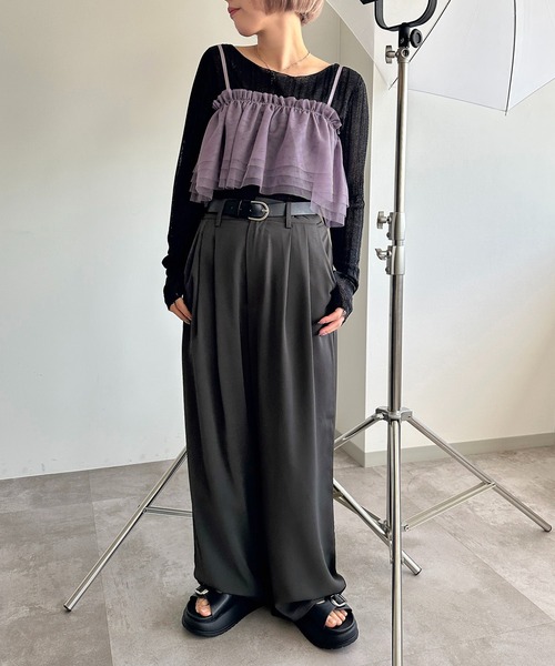 apres jour mignon(アプレジュールミニョン)の「アソートチュールマルチWAYビスチェ【ZOZOTOWN限定アイテム】(ベスト・レディース・ミント/パープル/ブルー系その他/ブラック系その他/アイボリー/ブラック・フリー)」の9枚目の写真