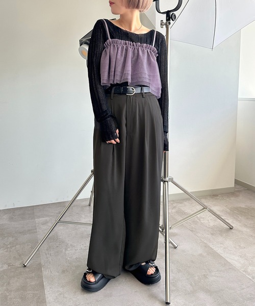 apres jour mignon(アプレジュールミニョン)の「アソートチュールマルチWAYビスチェ【ZOZOTOWN限定アイテム】(ベスト・レディース・ミント/パープル/ブルー系その他/ブラック系その他/アイボリー/ブラック・フリー)」の8枚目の写真