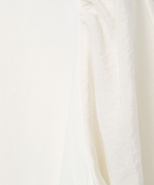 BAYFLOW（ベイフロー）の「[シアーな袖が旬]パフスリーブＴシャツ（Tシャツ/カットソー・レディース・オフホワイト/レッド/ブラック・FREE）」の21枚目の写真