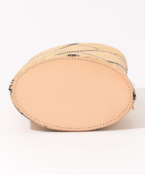 TOMORROWLAND （トゥモローランド）の「ELE SAC PAPLIO MINI バケットバッグ（かごバッグ・レディース・ブラック系その他/ブルー系その他・FREE）」の6枚目の写真