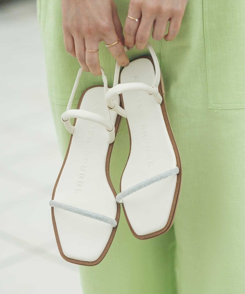 ラインストーンサンダル