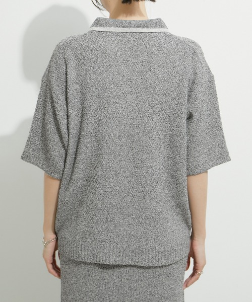 【LURAKU】ドライタッチニットポロシャツ LURAKU（ルラク）の「【LURAKU】dry touch knit polo shirt