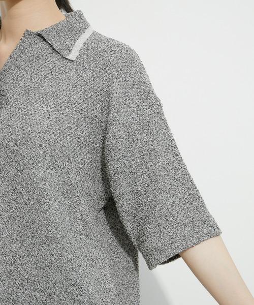 【LURAKU】ドライタッチニットポロシャツ LURAKU（ルラク）の「【LURAKU】dry touch knit polo shirt