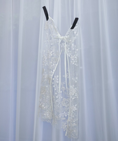 【セール】(CREOLME)ビーズエンブロイダリーラップスカート（スカート）｜CREOLME（クレオルム）