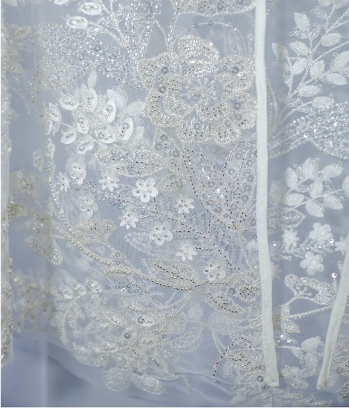 【セール】(CREOLME)ビーズエンブロイダリーラップスカート（スカート）｜CREOLME（クレオルム）