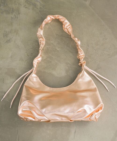 RETRO GIRL（レトロガール）の「フリルハンドルミニバッグ（ショルダーバッグ・レディース・シルバー/ブラック/オレンジ・ONE SIZE）」の17枚目の写真