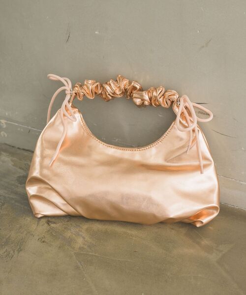 RETRO GIRL（レトロガール）の「フリルハンドルミニバッグ（ショルダーバッグ・レディース・シルバー/ブラック/オレンジ・ONE SIZE）」の16枚目の写真