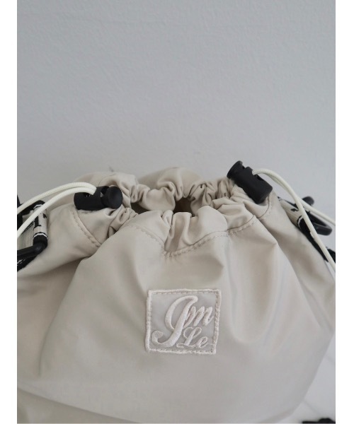 JUMELLE（ジュメロ）の「【大容量】Jacquard messenger bag（ショルダーバッグ・レディース・アイボリー/ブラック・FREE）」の9枚目の写真