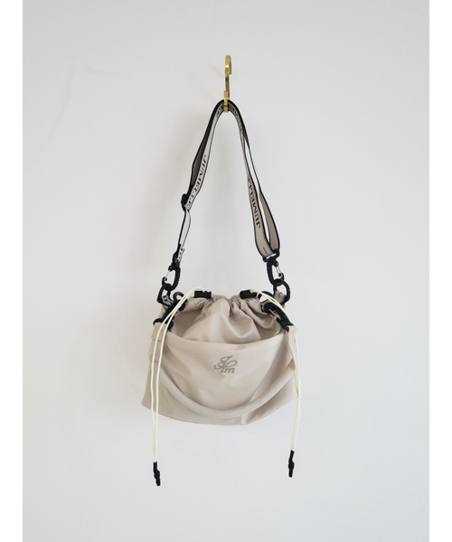 JUMELLE（ジュメロ）の「【大容量】Jacquard messenger bag（ショルダーバッグ・レディース・アイボリー/ブラック・FREE）」の10枚目の写真