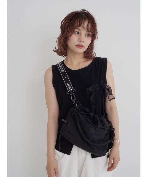 大容量】Jacquard messenger bag（ショルダーバッグ）｜jumelle