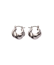 ツイストフープピアス