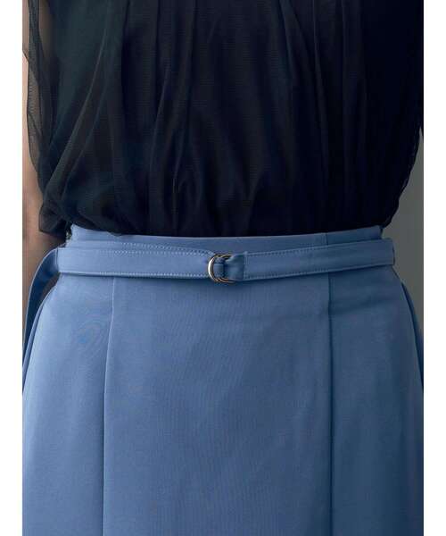 YECCA VECCA(イェッカヴェッカ)の「ベルト付きナロースカート(スカート・レディース・ブラック/ライトベージュ/ブルー・S/M)」の12枚目の写真