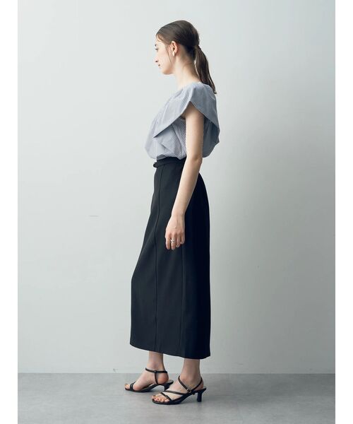 YECCA VECCA(イェッカヴェッカ)の「ベルト付きナロースカート(スカート・レディース・ブラック/ライトベージュ/ブルー・S/M)」の17枚目の写真