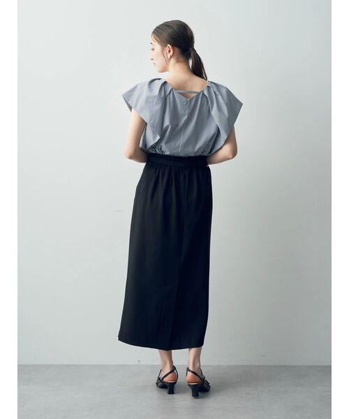 YECCA VECCA(イェッカヴェッカ)の「ベルト付きナロースカート(スカート・レディース・ブラック/ライトベージュ/ブルー・S/M)」の18枚目の写真