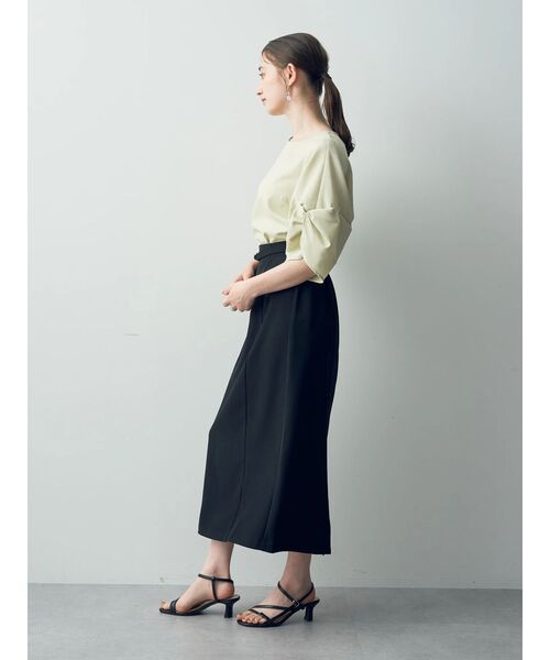 YECCA VECCA(イェッカヴェッカ)の「ベルト付きナロースカート(スカート・レディース・ブラック/ライトベージュ/ブルー・S/M)」の20枚目の写真