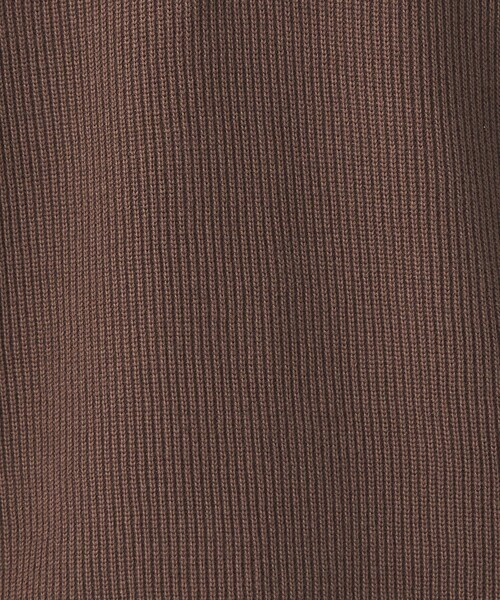 green label relaxing（グリーンレーベルリラクシング）の「クリア コットン アゼ ハーフジップ ポロ ニット（ニット/セーター・メンズ・ダークブラウン/ダークグレー/ライトグレー・S/M/L/XL）」の16枚目の写真