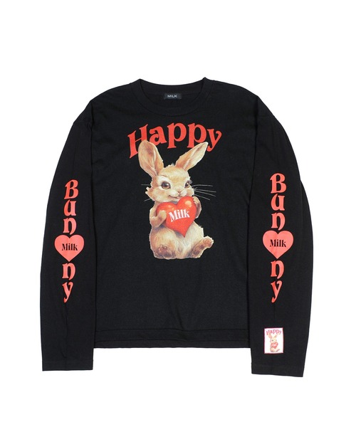 MILK(ミルク)の「HAPPY BUNNY ロングTシャツ(Tシャツ/カットソー・レディース・C/A/B・FREE)」の8枚目の写真