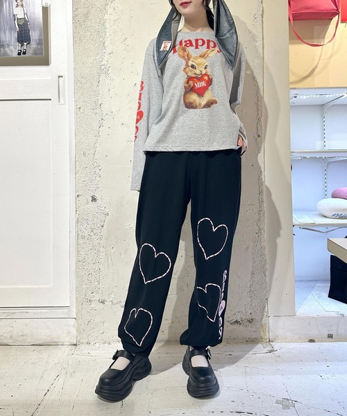 MILK(ミルク)の「HAPPY BUNNY ロングTシャツ(Tシャツ/カットソー・レディース・C/A/B・FREE)」の20枚目の写真