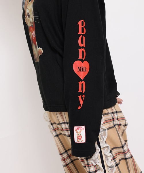 MILK(ミルク)の「HAPPY BUNNY ロングTシャツ(Tシャツ/カットソー・レディース・C/A/B・FREE)」の22枚目の写真