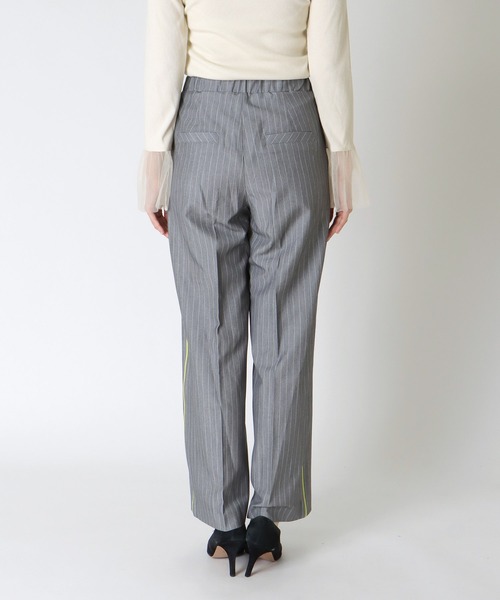 【セール】ピンストライプワイドパンツ（その他パンツ）｜Jines（ジネス）