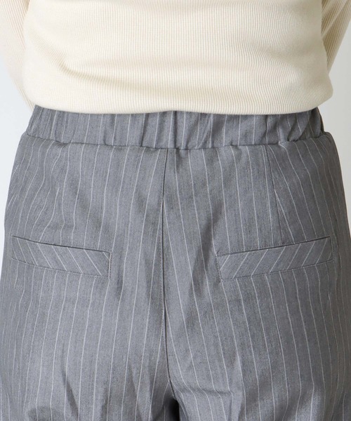 【セール】ピンストライプワイドパンツ（その他パンツ）｜Jines（ジネス）