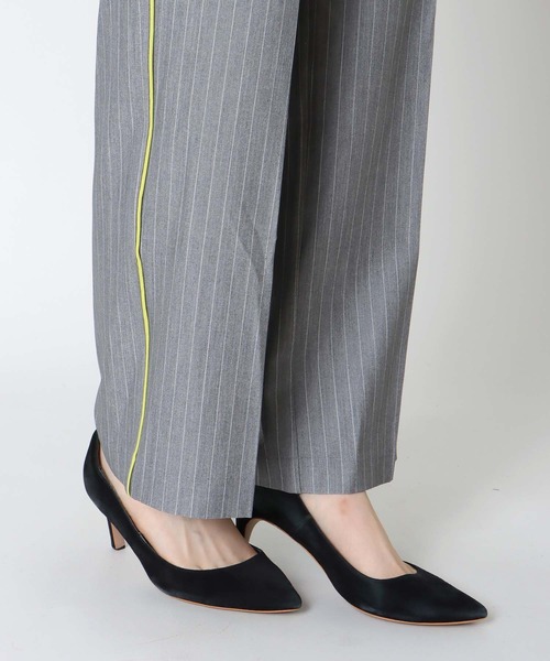 【セール】ピンストライプワイドパンツ（その他パンツ）｜Jines（ジネス）