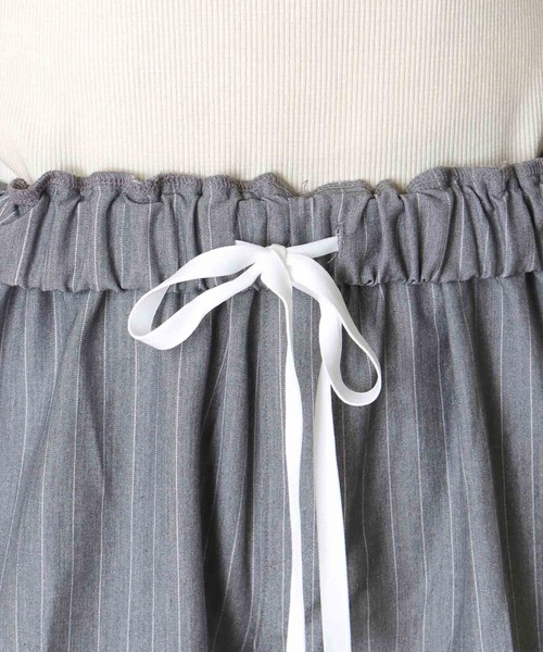 【セール】ピンストライプワイドパンツ（その他パンツ）｜Jines（ジネス）