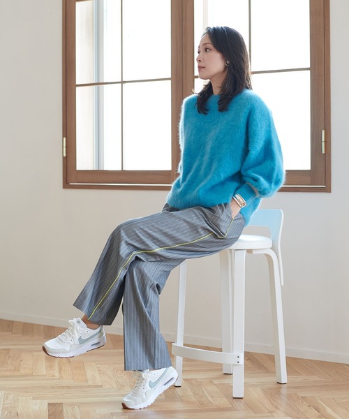 【セール】ピンストライプワイドパンツ（その他パンツ）｜Jines（ジネス）