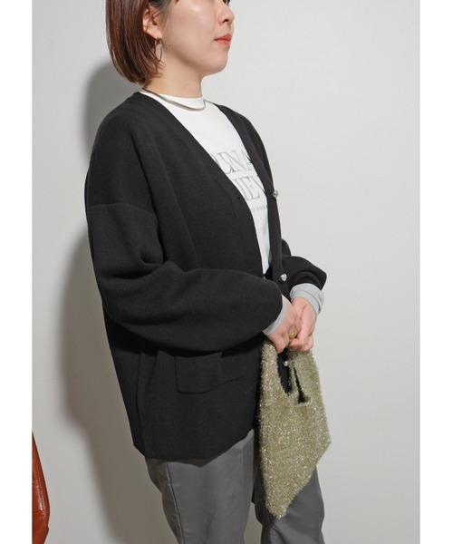 KMRiiカーデ バランサーミルドジップアップカーディガン（カーディガン）｜KEI