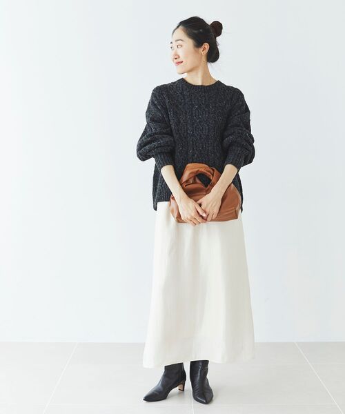 【セール】ソフトグリッターナロースカート(スカート)|le.coeur blanc(ルクールブラン) 【セール】ソフトグリッターナロースカート(スカート)|le.coeur blanc(ルクールブラン)