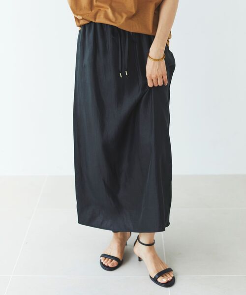 【セール】ソフトグリッターナロースカート(スカート)|le.coeur blanc(ルクールブラン) 【セール】ソフトグリッターナロースカート(スカート)|le.coeur blanc(ルクールブラン)