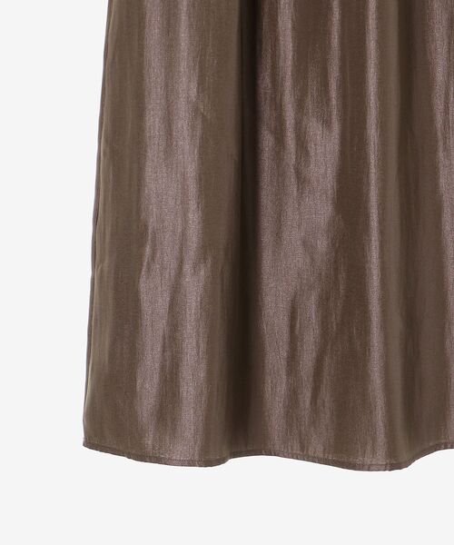 le.coeur blanc（ルクールブラン）の「ソフトグリッターナロースカート（スカート・レディース・ブラック/モカ/オフホワイト・38）」の8枚目の写真