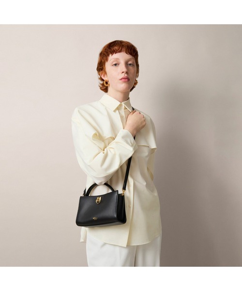Mulberry（マルベリー）の「ミニ アイリス Mini Iris（ショルダーバッグ・レディース・ブラック・FREE）」の6枚目の写真
